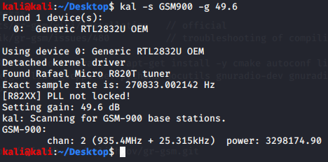 Kal - automatický vyhledávač GSM kanálů Kal - automatický vyhledávač GSM kanálů