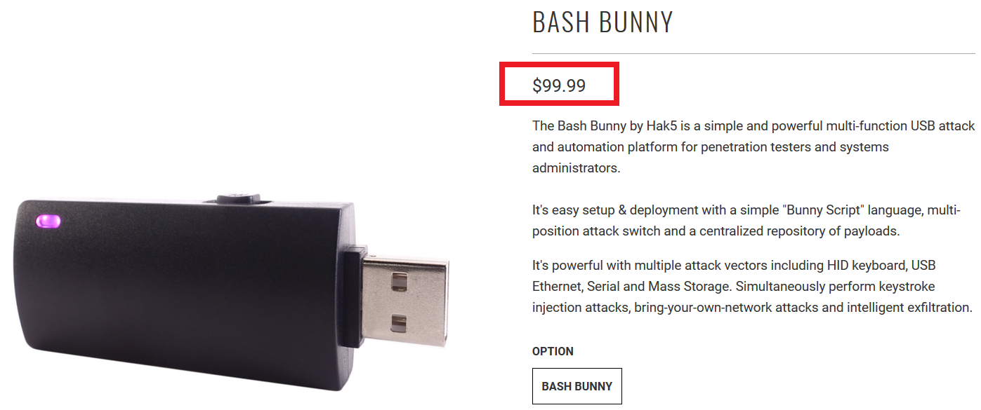 Bash Bunny - Cena Bash Bunny - Cena