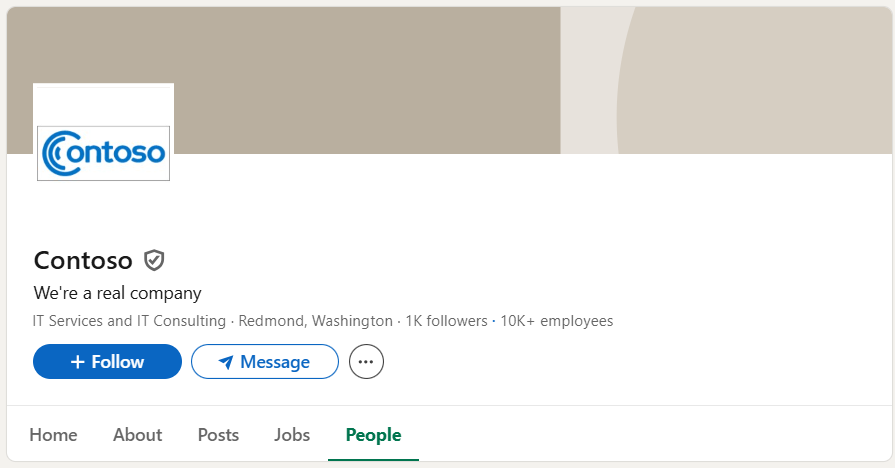 Testovací firma v prostředí LinkedIn Testovací firma v prostředí LinkedIn