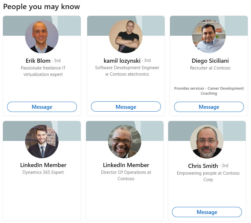 Testovací firma v prostředí LinkedIn Testovací firma v prostředí LinkedIn