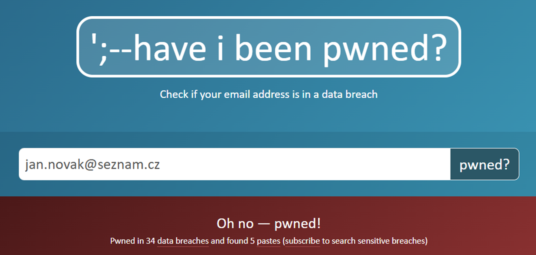 Have I Been Pwned Have I Been Pwned