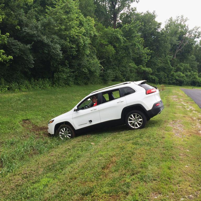 Jeep Cherokee vyřazený z provozu